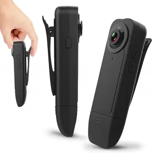 Mini Body Camera with Audio & Video Recording - Small POV Cam 1080P - Wearable Personal Portable Cameras Recorder DV - Night Vision Camcorder for Security Work Records Guard Traveling