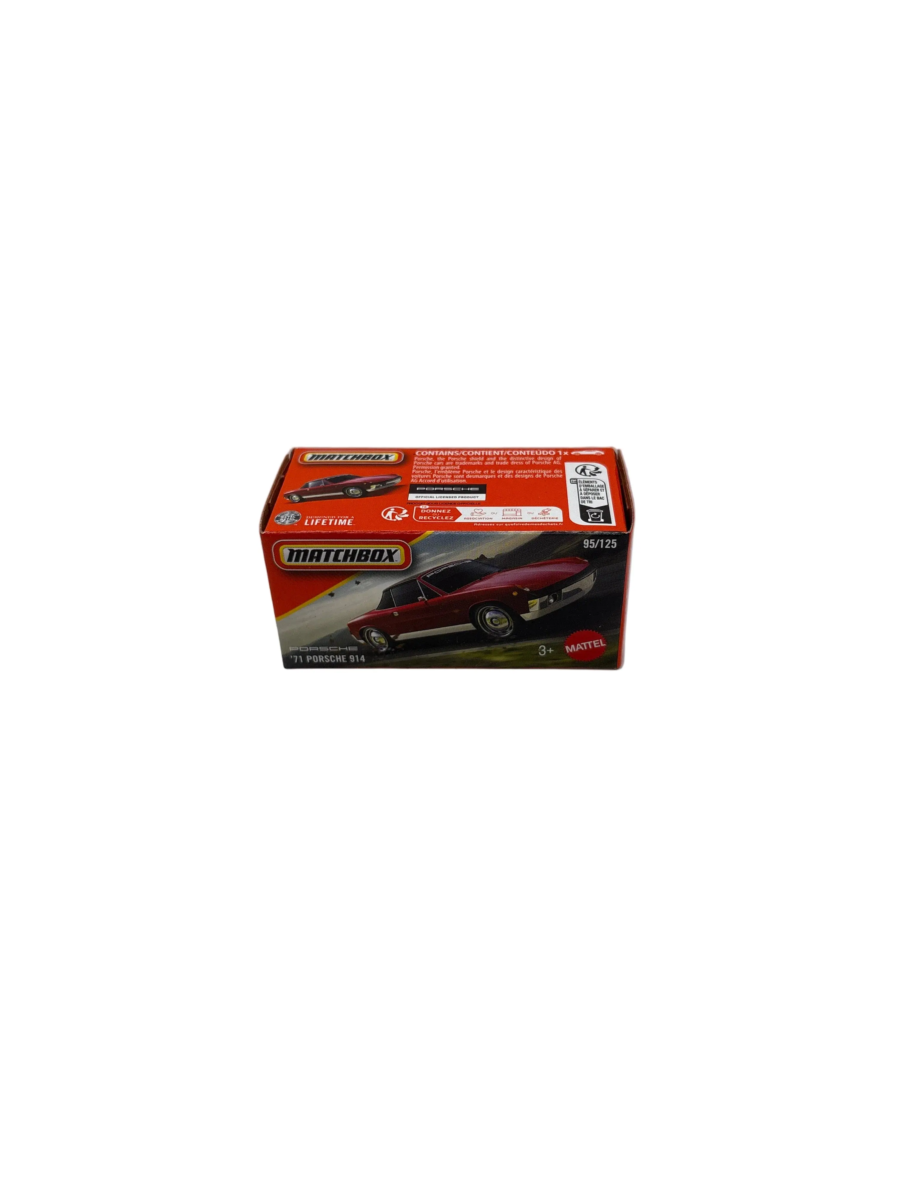 Matchbox 71 Porsche 914 Diecast red