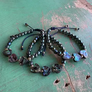 Abalone Hearts Bracelet