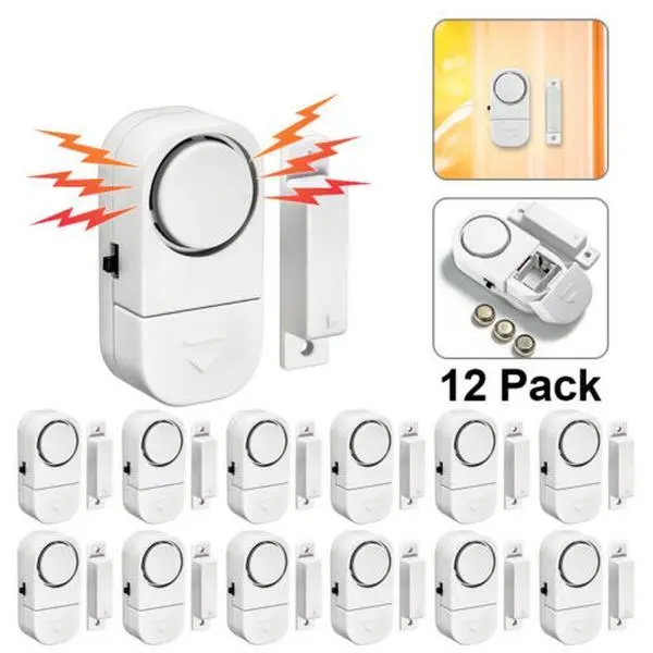 New Wireless Indoor Home Security System - Antitheft Magnetic Device with Door & Window Sensors for Burglar Protection (USA), Home Security Systems, Wireless Indoor Security