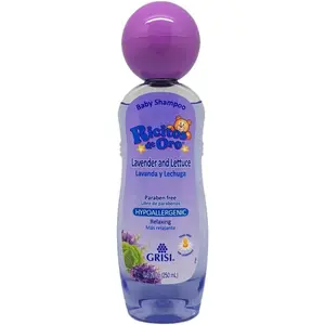 Ricitos de Oro Lavender Shampoo | Baby Shampoo with Pop-Up Rattle Cap, Paraben Free Product for Baby’s Delicate Hair; 8.4 Fl Ounces