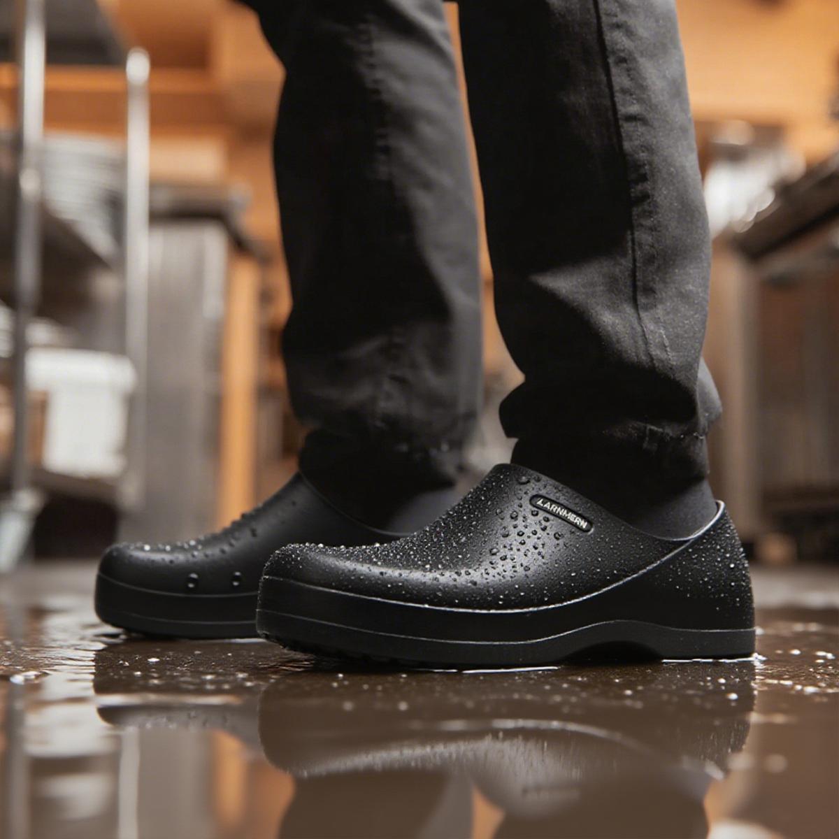 Slip-Resistant Work Slippers - Waterproof & Oil-Resistant Chef Nursing Shoes for Hospital, Kitchen, Home Women Footwear Girl Tsinelas