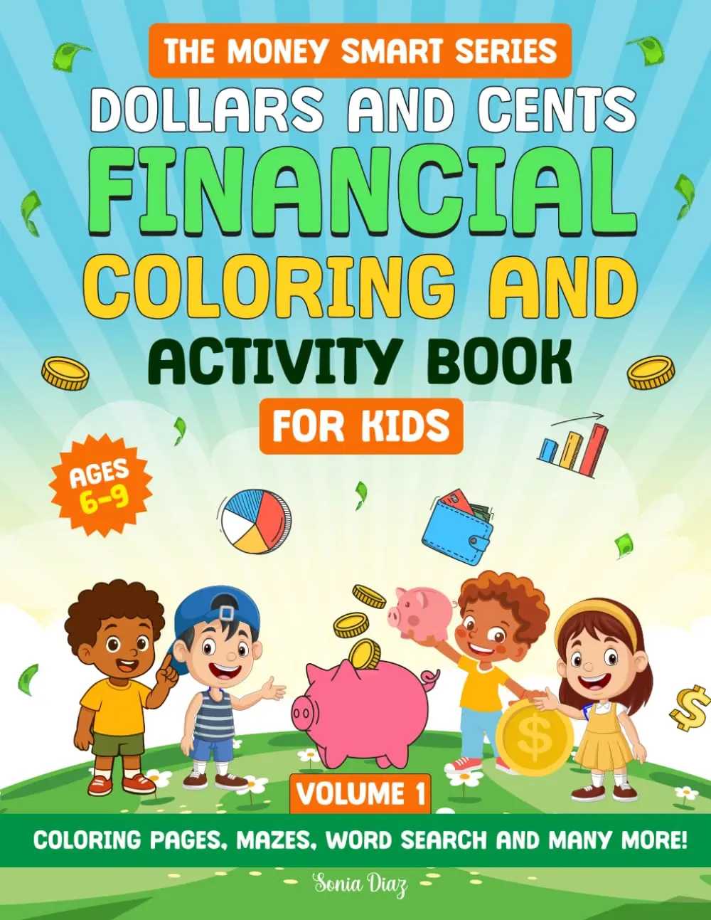 Dollars and Cents: Financial Coloring and Activity Book for Kids ...