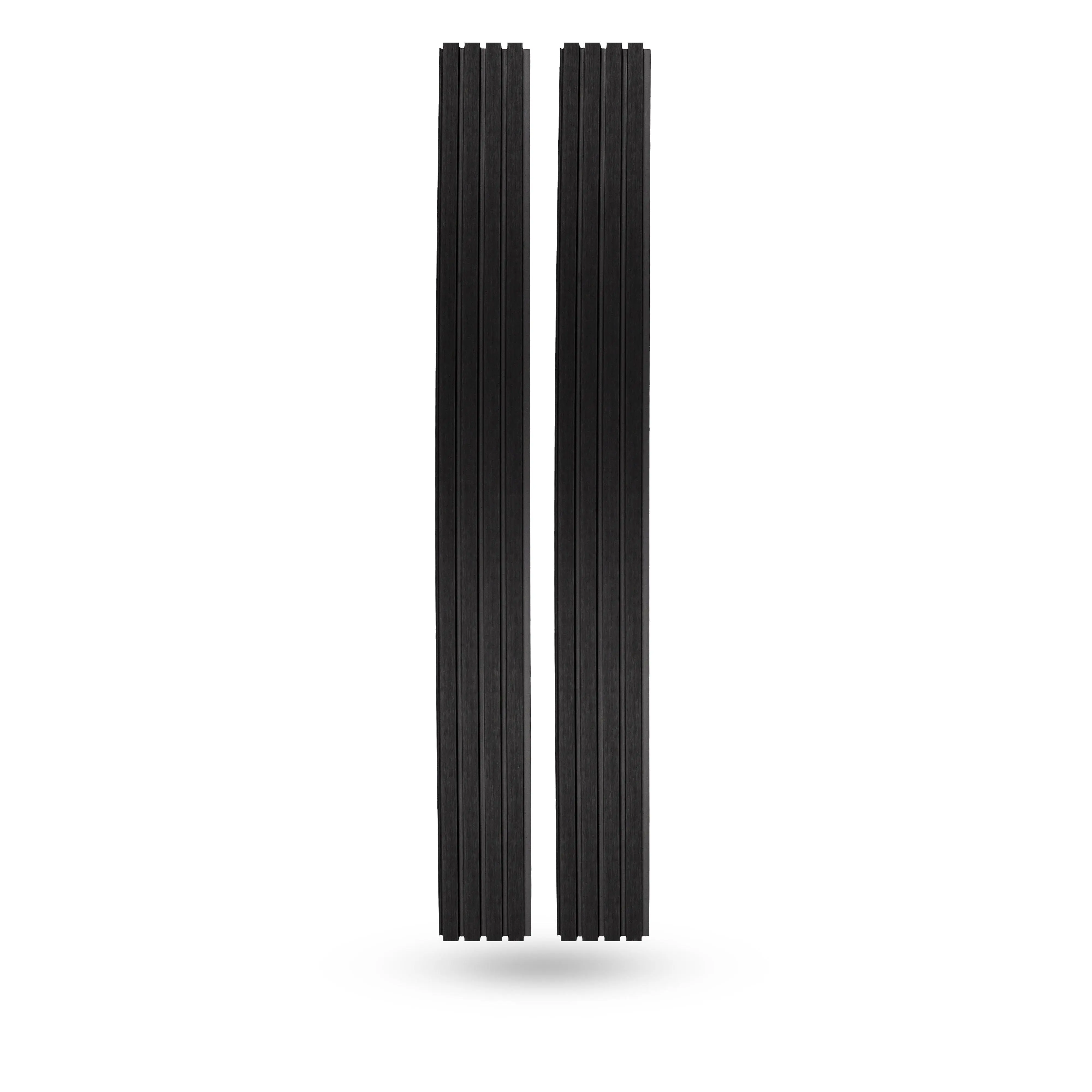 Black Exterior Slat Wall Paneling for Outdoors