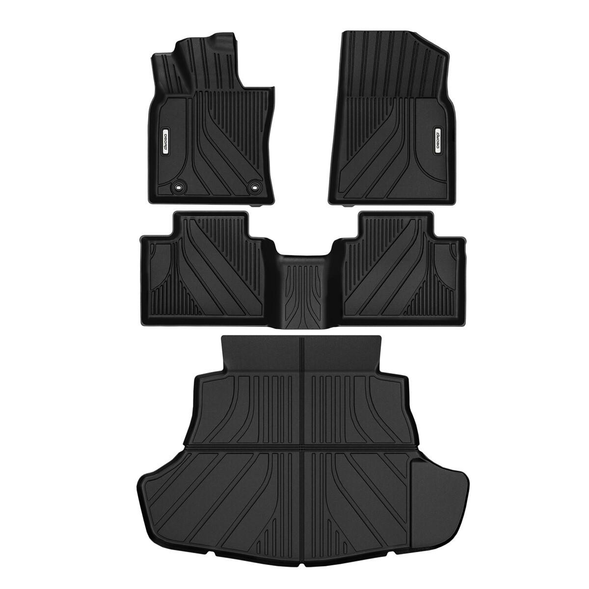 YITAMOTOR Floor Mats & Cargo Mat Fit for 2025 Toyota Camry (Include Hybrid), 1st & 2nd Row Car Mats Accessories