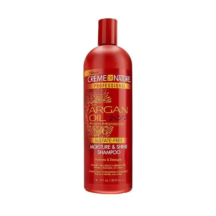 Sulfate-Free Hydrating Shampoo with Moroccan Argan Oil, Nourishing Moisturizer for Detangling, Fragranced Hair Cleanser, 20 oz