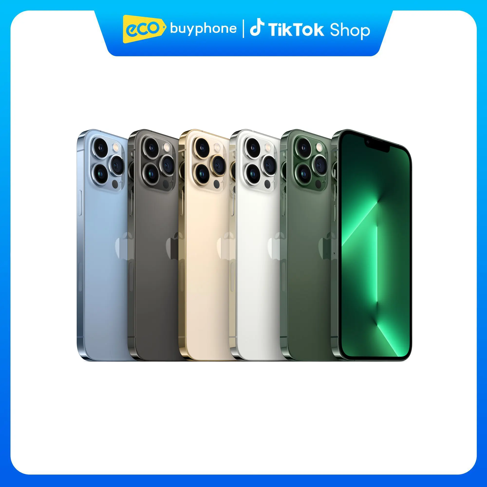 Refurbished Unlocked iPhone 13 Pro - Excellent Condition Cellphone Smartphone, Modern Phone with USB Charging