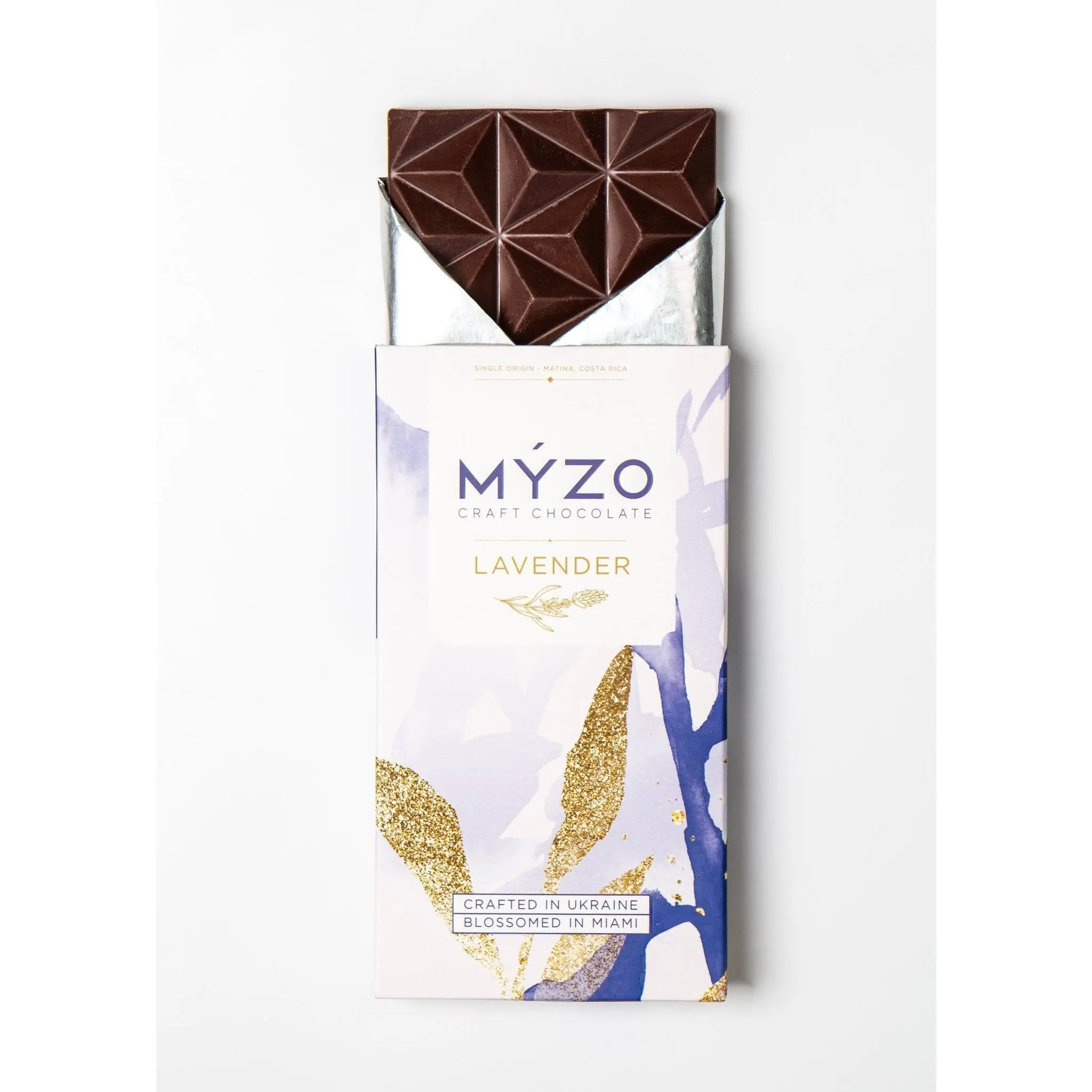 MYZO Lavender Dark Chocolate | 70% Single-Origin Cacao with Floral Essence