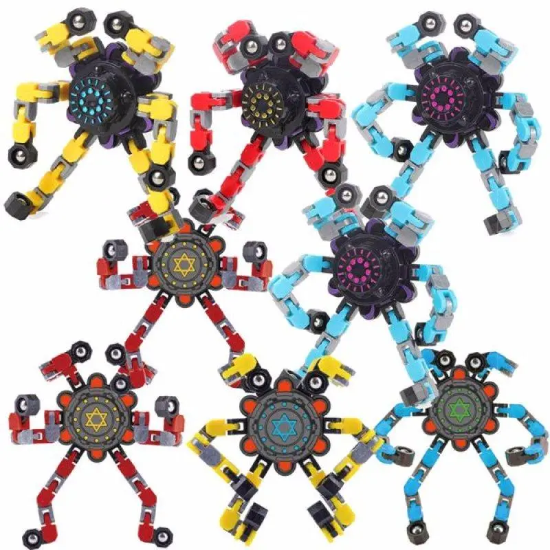 Bicycle Chain Fidget Toy Metal Stress Relief Sensory Spinner