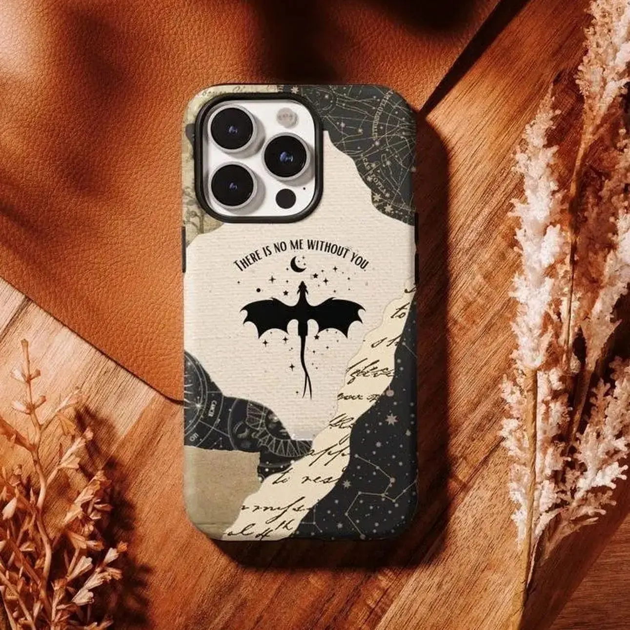 Fourth wing Phone Case Basgiath war college Vintage Collage Cover Compatible with iPhone X, 11, 12, 13, 14, 15, 16, 17 Plus Pro Promax & SS Galaxy S21-25 Series