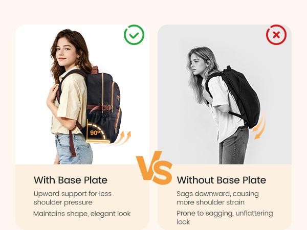 LOVEVOOK Laptop Backpack for Women, 15.6 Inch Travel Backpack with Giant Tumbler Holder Pocket, Multi-Pocket College School Bookbag Purse, Water-Resistant Work Daypack for Teacher Nurse