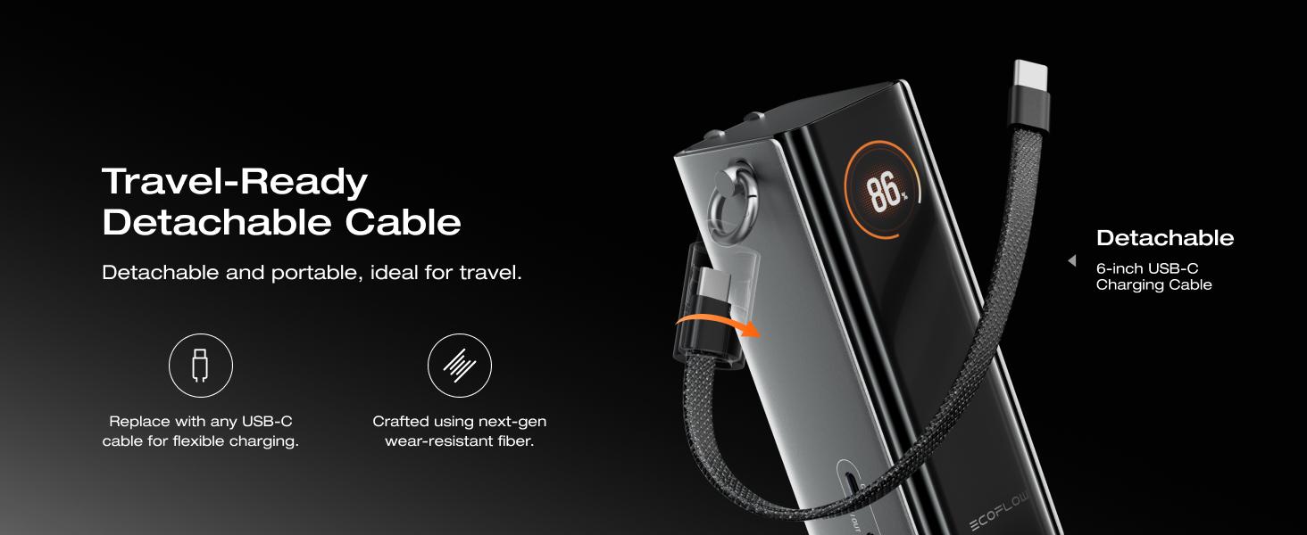 【Exclusive TikTok Gift】EcoFlow Rapid Pro 3-in-1 Power Bank, 10,000mAh Battery Pack with 67W Foldable AC Plug, Detachable USB-C Cable, 45W Fast Recharging, LCD Display, Compatible with Phones, Laptops, and More 【Exclusive TikTok Gift】EcoFlow Rapid Pro 3-in-1 Power Bank, 10,000mAh Battery Pack with 67W Foldable AC Plug, Detachable USB-C Cable, 45W Fast Recharging, LCD Display, Compatible with Phones, Laptops, and More