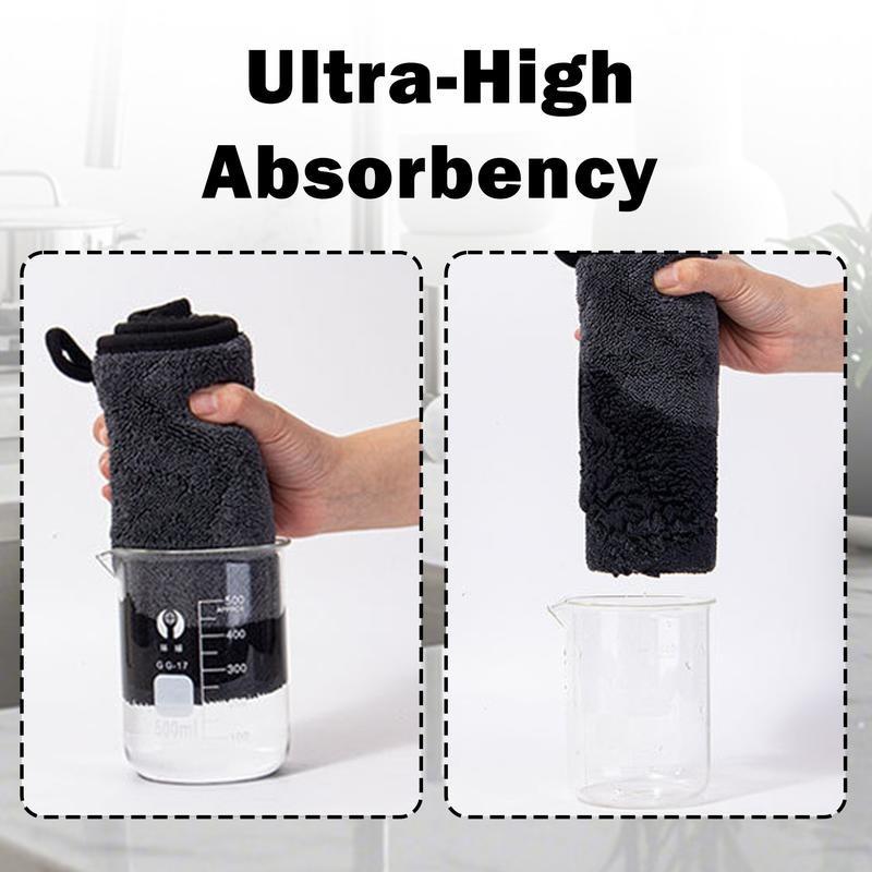 QIFOR-Twist Ring Super Absorbent Car Drying Towel,Car Drying Towel, Microfiber Towel,No Water Streaks or Scratches, Super Absorbent