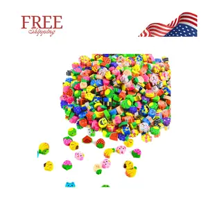 300PCS Mini Fun Erasers for Kids Bulk,Cute Assorted Novelty Pencil