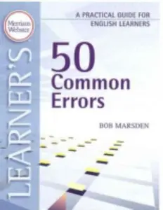USED-50 Common Errors: A Practical Guide for English Learners by Marsden, Bob (Paperback)