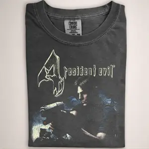 Resident Evil 4 Le0n K.e.nnedy Graphic Vintage Shirt,, Fashion Cotton, Full Colors, Full Sizes, For Men, For Women