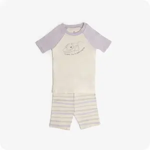 Marshmallow Bear Shorties Pajamas