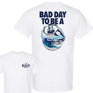 Bad Day to Be a  Light T-Shirt, Double-Sided Classic  Tee for Men & Women, Funny Beer Lover Gift, Casual Party Shirt Menswear