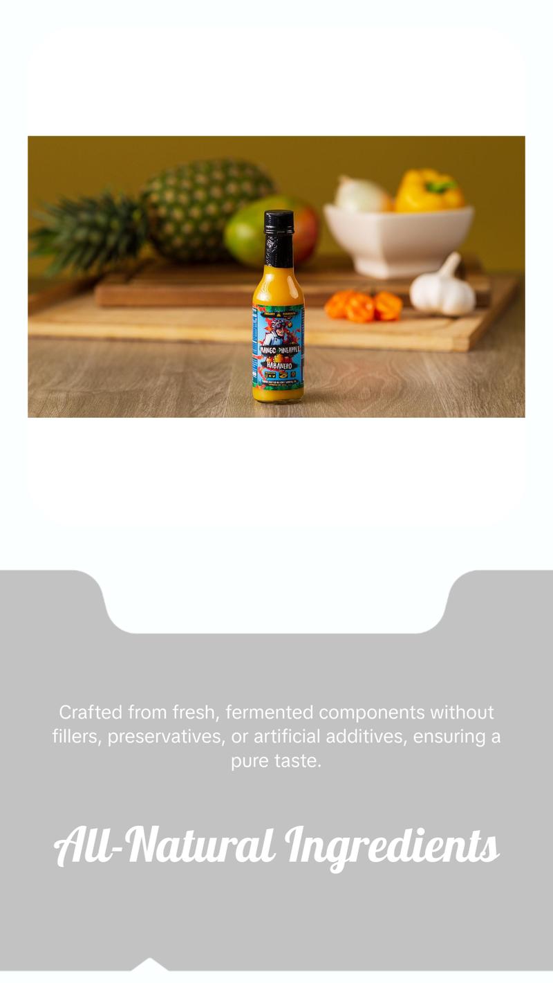 Mango Pineapple Habanero Hot Sauce - Medium Hot