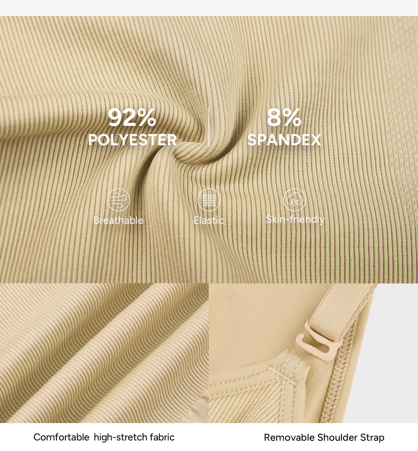 |Buy 2 Get 1 Free| Nebility Women's 3-Piece V-Neck Shapewear Set - Seamless Bodysuit & Camisole, Basic Minimalist Style with Tummy Control & Hip Lift Womenswear