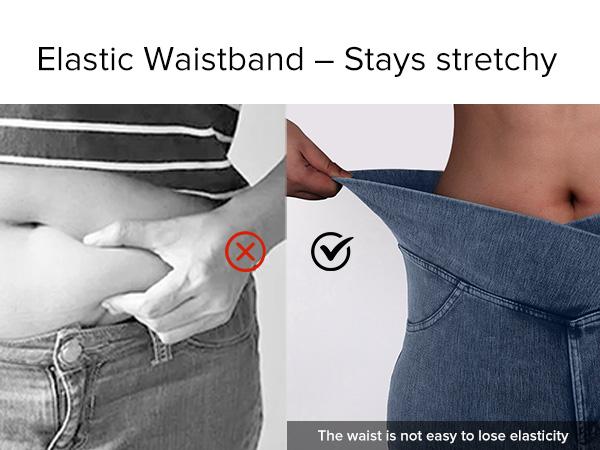 BRXL High Waisted Bootcut Flare Denim Jeans for Women - Crossover Waist & Illusion Pocket Design with Functional Back Pockets & Comfort Stretch Fabric#TikTokMadeMeBuyIt#Streetwear #outdoorfun-1