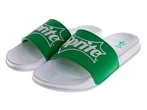CocaCola Sprite Logo Casual Slides for Men  Comfortable Pool Sandals (Adult)