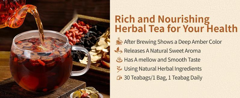 Ginseng Five Treasures Kidney Tea, Traditional Chinese Herbal TeaBags, Natural Organic Kidney Cleanse Detox Tea for Women & Men, 7 Precious Ingredients Formula(1 Pack/25 Bags) Ginseng Five Treasures Kidney Tea, Traditional Chinese Herbal TeaBags, Natural Organic Kidney Cleanse Detox Tea for Women & Men, 7 Precious Ingredients Formula(1 Pack/25 Bags)