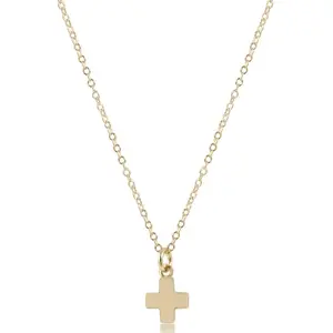 Enewton Sm Gold Cross Charm Necklace