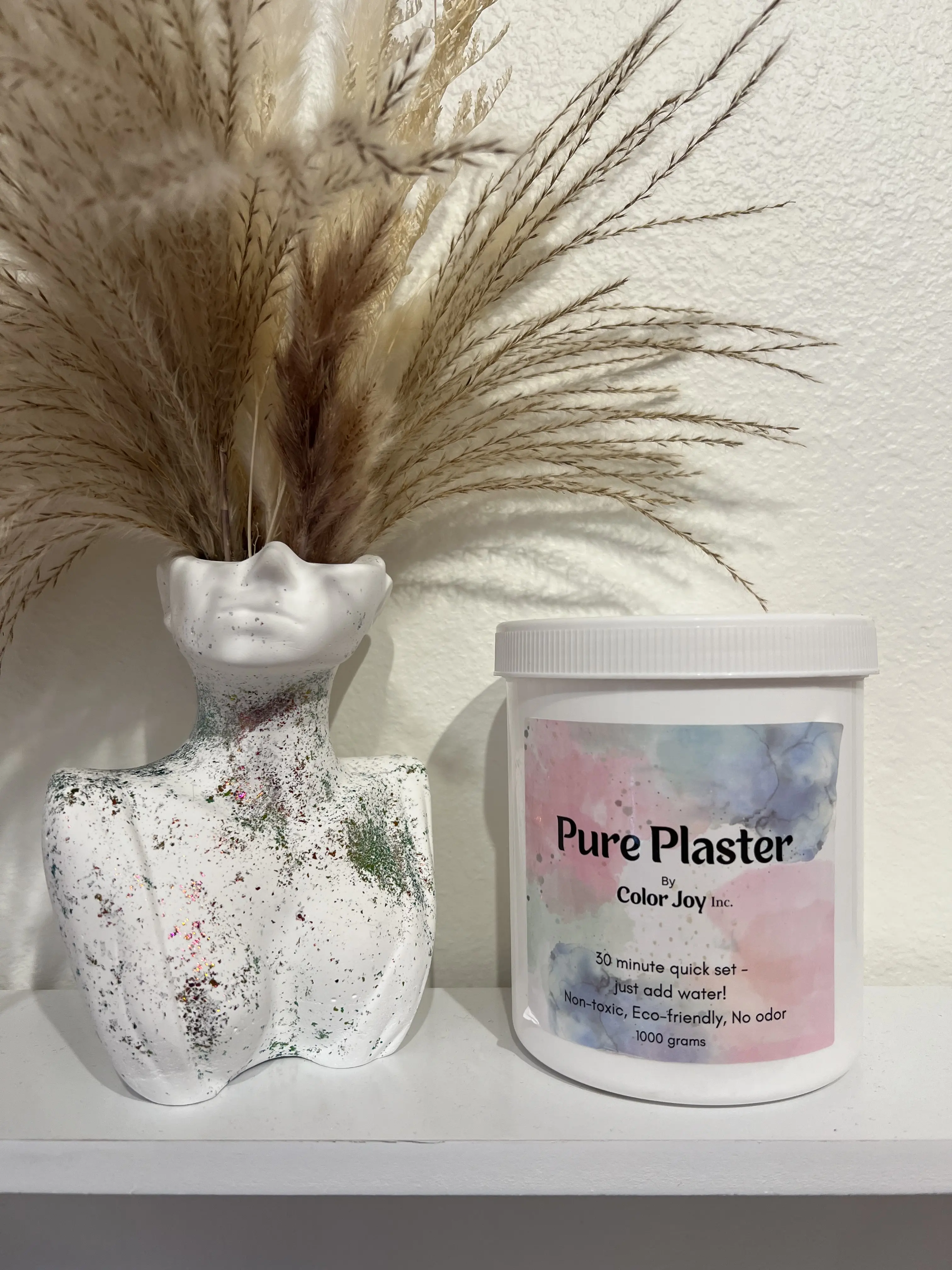 Pure Plaster of Paris for Arts and Crafts by Color Joy