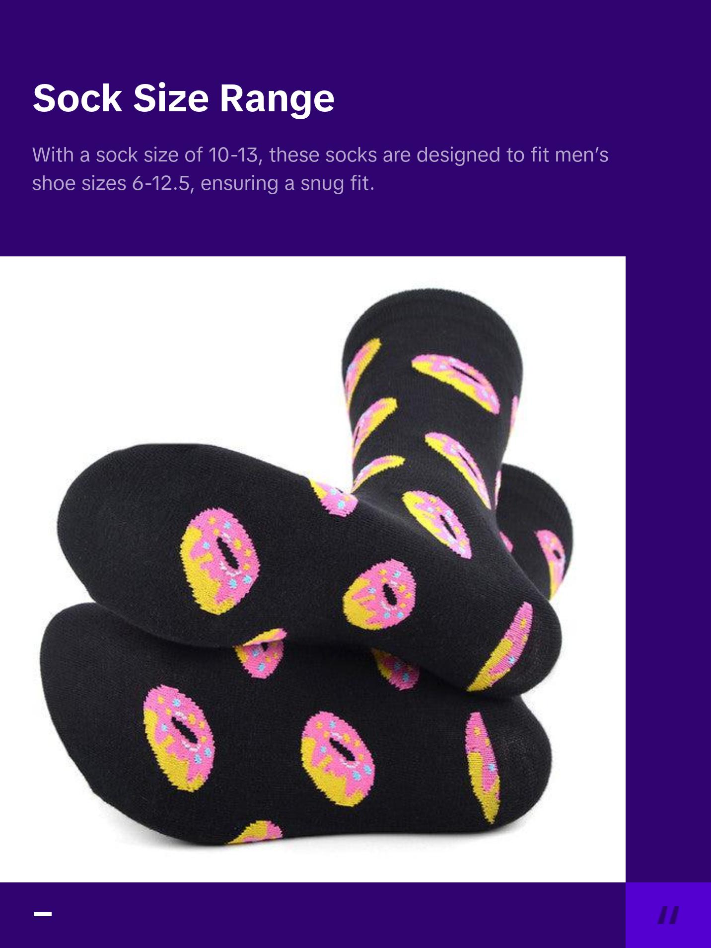 Men's Socks - Donut