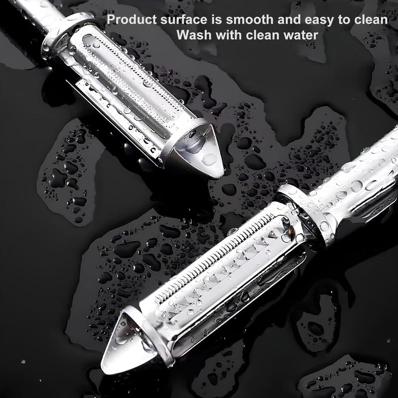 Multi-Functional Vegetable Peeler for Kitchen, Ultra Sharp Premium Stainless Steel Blades, Durable Non-Slip Ergonomic Grips -  Perfect Kitchen Peeler For Veggie, Fruit, Potato, Carrot