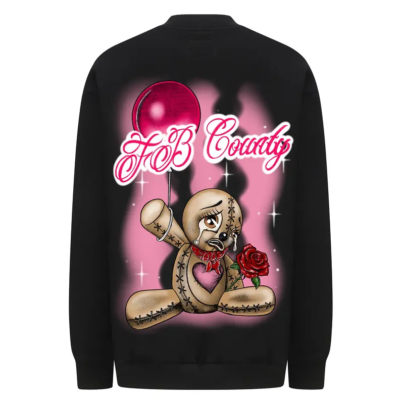 FB County Heavyweight Oversized Love Graphic Fleece Crewneck