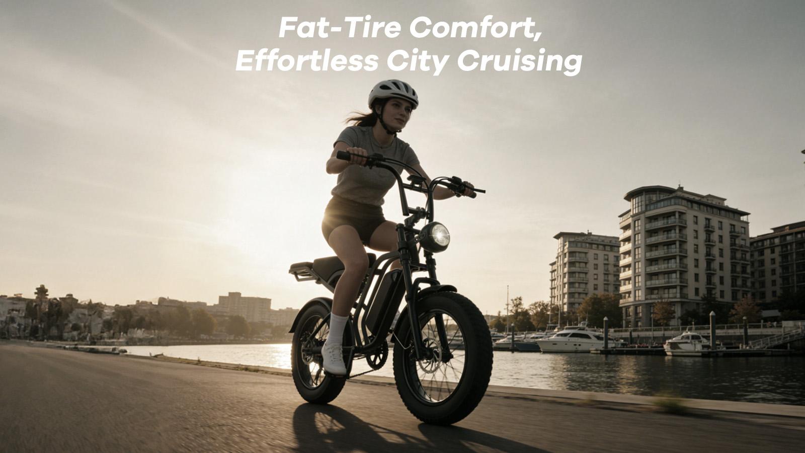 【PASLDA】  2026 Electric EBike 1500W Peak Power 34MPH Max Speed 25-31 Miles Range  Full Suspension 20"×4.0" Fat Tires Removable 48V 15AH Battery UL 2849 Certified