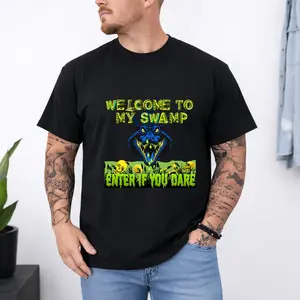🐊 Welcome to My Swamp Croc Graphic Tee | Enter If You Dare Shirt 🌿