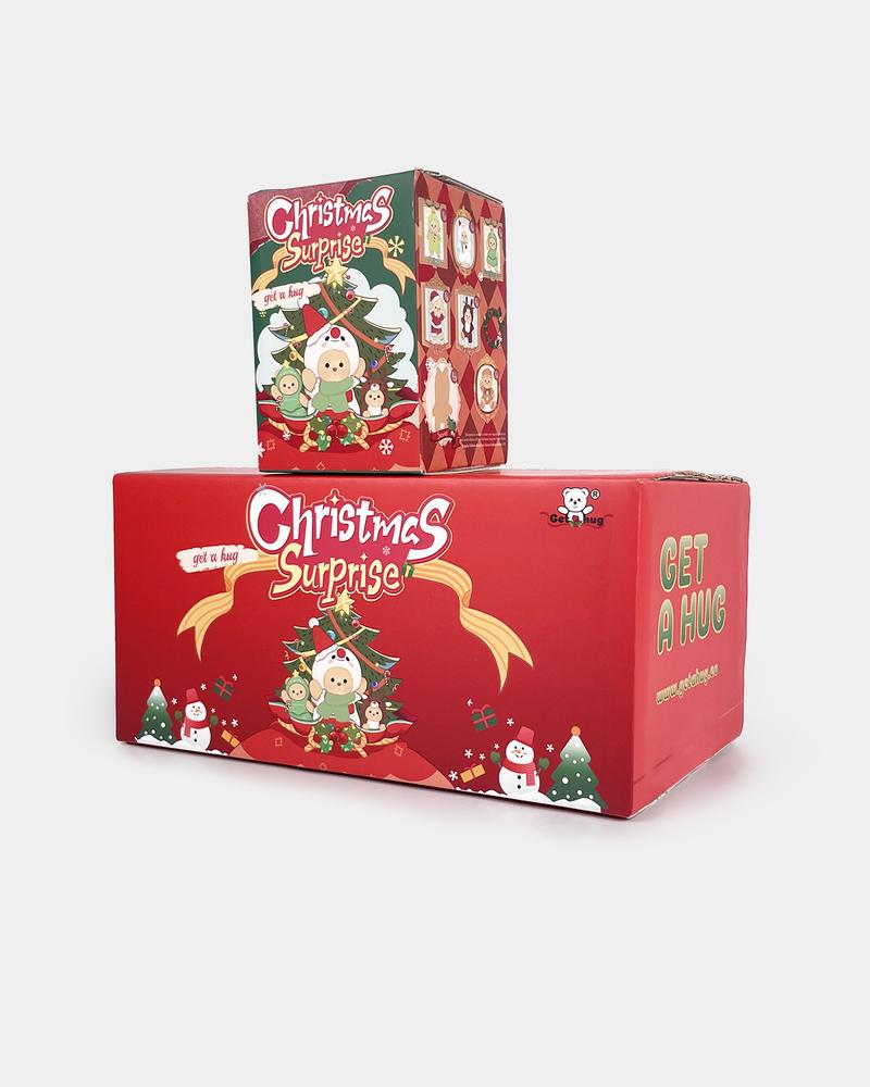 Getahug Christmas Series Mini Bear Blind Box, Christmas Limited Edition 5.9 inches Plush Pendant Heychains Bag Charm Gifts