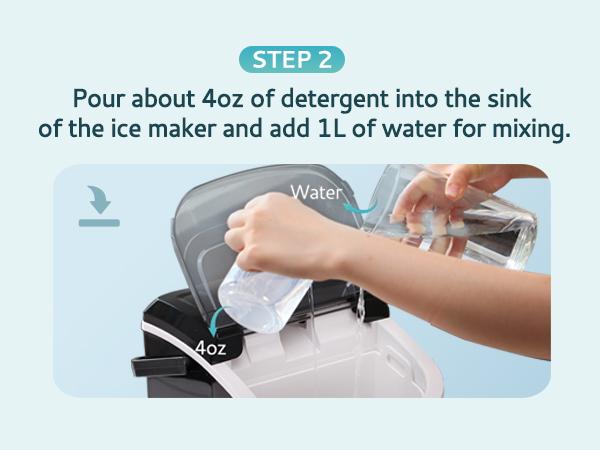 EUHOMY Ice Maker Cleaner & Descaler - 16 fl oz - Compatible with All Types of Ice Machines