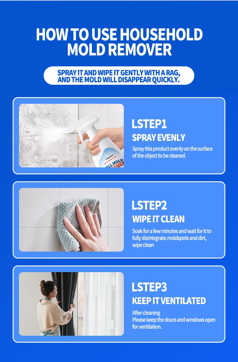 Lanwexy Highly Effective Mould Removal Spray - Prevents Mould Regrowth