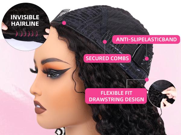 PerisModa 15A Half Wig Human Hair 200% Density Burmese Curly Glueless Wigs Human Hair with Spiral Curly End 3 IN 1 Kinky Curly Human Hair Half Wig With Drawstring Beginner Friendly Curly Wig For Women Seamless Clip Ins Flip Over Natural Color 14-30 Inch PerisModa 15A Half Wig Human Hair 200% Density Burmese Curly Glueless Wigs Human Hair with Spiral Curly End 3 IN 1 Kinky Curly Human Hair Half Wig With Drawstring Beginner Friendly Curly Wig For Women Seamless Clip Ins Flip Over Natural Color 14-30 Inch