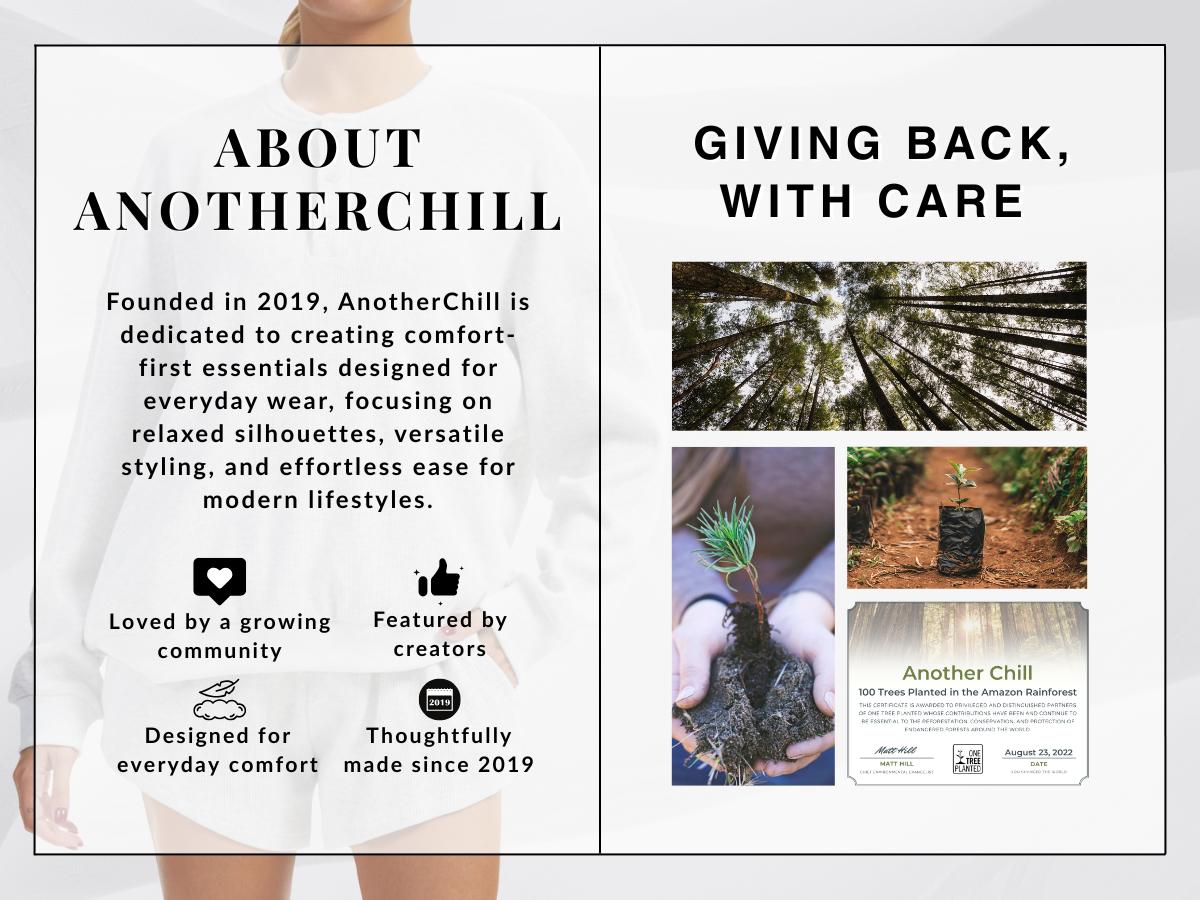 AnotherChill Women's Oversized Waffle Knit Lounge Set – Long Sleeve Henley Sweatshirt and High Waisted Shorts 2 Piece Casual Outfit AnotherChill Women's Oversized Waffle Knit Lounge Set – Long Sleeve Henley Sweatshirt and High Waisted Shorts 2 Piece Casual Outfit