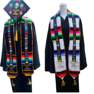 Class of 2026 Graduation Stoles Guatemala Flag Design Graduation Sashes for Special Occasion