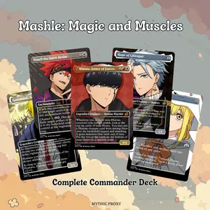MTG Proxy 100+ Card Commander Deck – Iron Magic Academy | Muscle Over Mana Theme | Includes Tokens