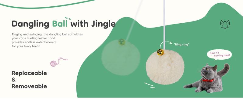 Cat Climbing Shelf, 54-Inch Post Cascading, Indoor Playhouse, Cozy Nest, Durable, Space-Saving Design, Gift for Pet Owners