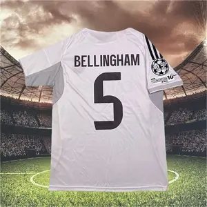 2025 2026 Madrid Home Bellingham 5 Short sleeve Soccer Jersey