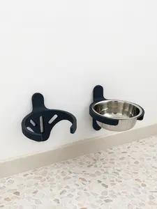 Wall-Mounted Pet Bowl Holder – Sleek, Space-Saving Feeding Station Stainless Steel Bowl Feeder