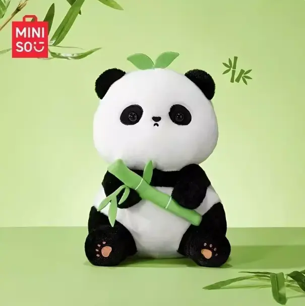 Dazed Panda Sitting Plush Doll, The Perfect Family Gift, Cuddly & Cute, Premium Soft Plush, Figurine, Adorable Character Toy，Back To School