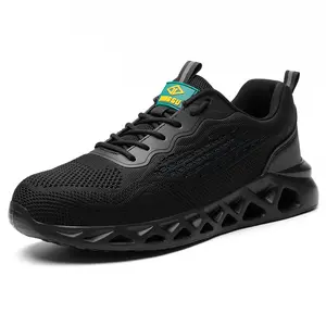 Dinggudi Safety Shoes Work Shoes Protective Footwear Impact Resistant Puncture Resistant EU Standards Comfortable Safe Stylish Minimalist