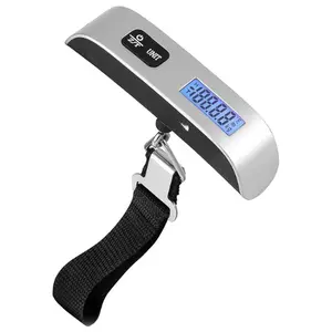 Luggage Scale, Portable Digital Hanging Baggage Scale for Travel, Suitcase Weight Scale with Rubber Paint, 110 Pounds, Battery Included