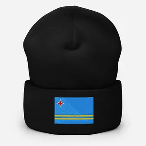 Aruba Flag Cuffed Beanie