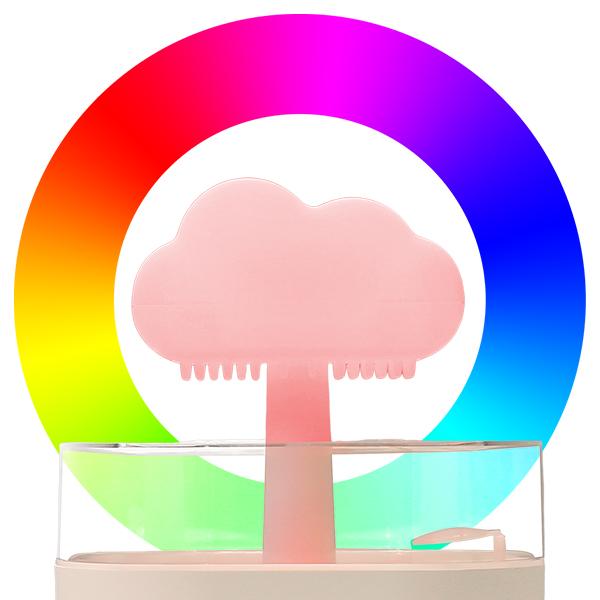 Rain Cloud Humidifier Water Drip, Mushroom Rain Lamp Waterfall, Aromatherapy Essential Oil Rain Diffuser, Raining Cloud Night Light with 7 Changing Colors for Sleeping