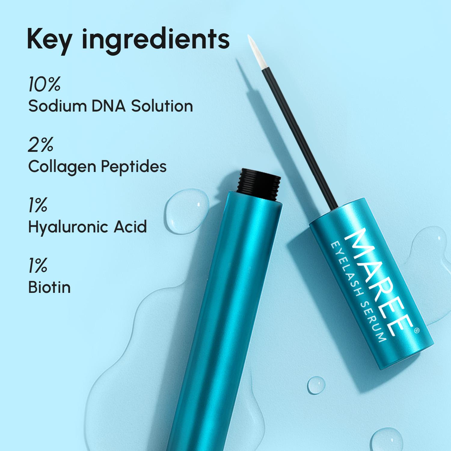 Eyelash Serum To Grow Lashes & Brows MAREE - Eye Lash Serum for Growth Without Prostaglandin - 0.14 FL OZ Eyelash Serum To Grow Lashes & Brows MAREE - Eye Lash Serum for Growth Without Prostaglandin - 0.14 FL OZ